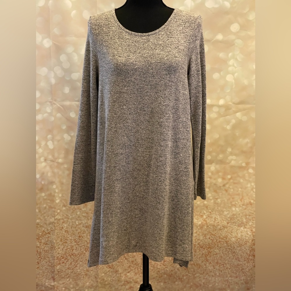 New C Grey Small Sweater Knee‎ Length Dress